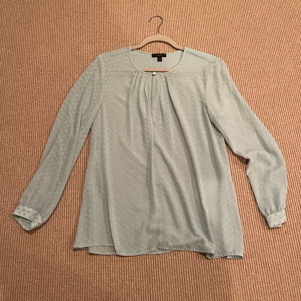 J. Crew Soft Blue Women's Blouse
